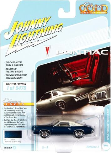 Johnny Lightning 1973 Pontiac Grand Am, Factory Color (JLSP163A) in Saudi Arabia