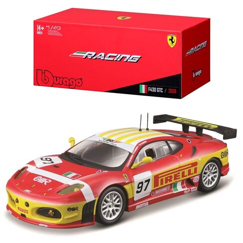 Bburago B18-36303 1:43 فيراري ريسينغ F430 GT2 2008، أحمر #97 in Saudi Arabia