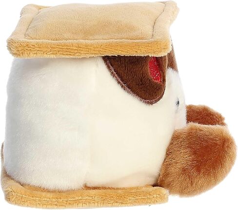 Aurora® Adorable Palm Pals™ Fudgey Heart S'More™ Stuffed Animal - Pocket-Sized Play - Collectable Fun - Brown 5 Inches in Saudi Arabia
