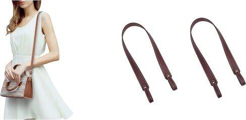 2 قطعة حزام جلدي 26in بديل جلدي حزام محفظة جلدي توالت محفظة مقابض حزام الكتف Crossbody in Kuwait