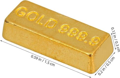 30 PCS Dollhouse Mini Mini Model Mini Fake Gold Brick Mini Gold Fake, in Saudi Arabia