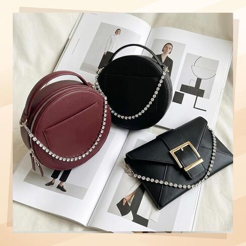 Hinly Bag Chain Charms 13.4 Inch Silver Vintage Purse Charms Strap Chain Replacement Accessories for Women's Crossbody Shoulder Wallet Purses Handbags Decoration in Saudi Arabia