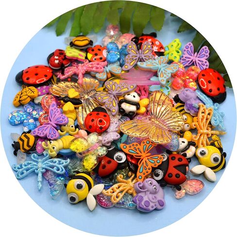 Dress It Up Craft Embellishment Value 80 Piece Pack – Resin & Button Charms for DIY Projects, Card Making, Jewelry, Sewing, Scrapbooking & Holiday in Saudi Arabia