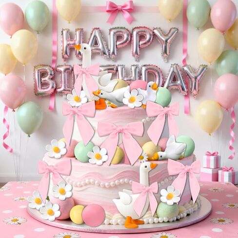 One Silly Goose Cake Topper One Silly Goose Birthday Decor Silly Goose Birthday Decorations in Saudi Arabia