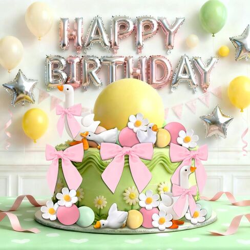 One Silly Goose Cake Topper One Silly Goose Birthday Decor Silly Goose Birthday Decorations in Saudi Arabia