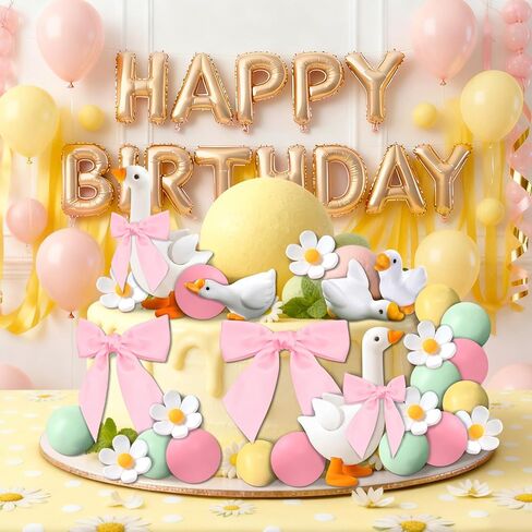 One Silly Goose Cake Topper One Silly Goose Birthday Decor Silly Goose Birthday Decorations in Saudi Arabia