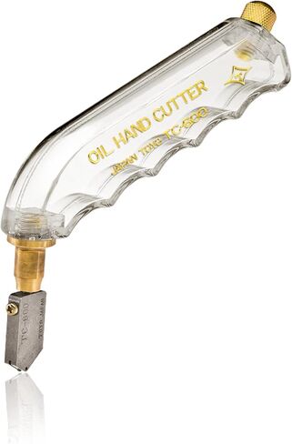 TOYO TC600S Pistol Grip Supercutter Glass Cutter Straight Blade | Self-Oiling Blade Introduced in 1980 | Smooth Rolling Supercutter | Made in Japan in Saudi Arabia