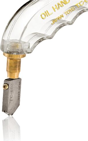 TOYO TC600S Pistol Grip Supercutter Glass Cutter Straight Blade | Self-Oiling Blade Introduced in 1980 | Smooth Rolling Supercutter | Made in Japan in Saudi Arabia