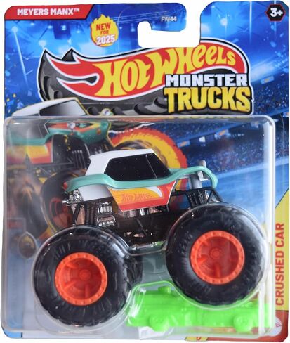 Hot Wheels Monster Trucks Meyers Manx, Crash Legends 2/5 Includes Crushed Car in Saudi Arabia