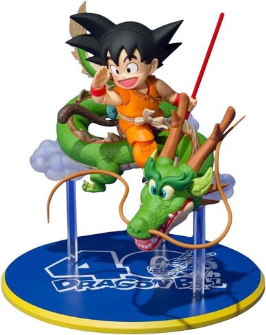 TAMASHII NATIONS S.H.Figuarts Son Goku & Dragon - 40th Anniversary Edition - PVC & ABS, Approximately 75mm, Painted Figure in Saudi Arabia