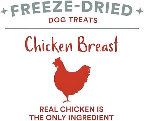 Organic Freeze Dried Dog & Cat Treats - Single Ingredient, Grain Free Food Toppers for Healthy Pets, No Fillers or Preservatives (Pack of 1, Chicken) in Saudi Arabia