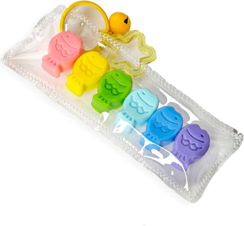 Handmade Rainbow Cat Paw Taba Squishy Bag Charm - Cute Mini Silicone Fidget Sensory Toy, Soft Sticky and Slow Rebound Stress Relief Squeeze Toy for Relaxation Gift (Cat Paw) in Saudi Arabia