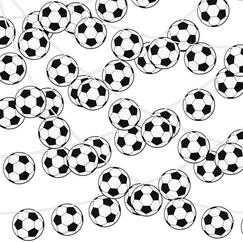 MARFOREVER 6 Pack Football Party Banner Decorations, NO DIY Pre-Strung Football Garlands Background Football Hanging Paper Cutouts Banner Flags for Bowl Game Supplies Sports Birthday Party Favors in Saudi Arabia