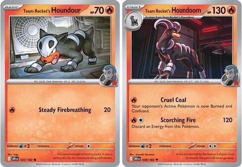 Team Rocket’s Houndoom 038/182 – المنافسون المقدرون – مجموعة بطاقات بوكيمون in Kuwait