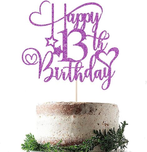 غلاف كعكة عيد الميلاد الثلاثين السعيد باللون الأرجواني اللامع، غلاف كعكة عيد الميلاد الثلاثين/الذكرى السنوية (أرجواني - 30) in Kuwait