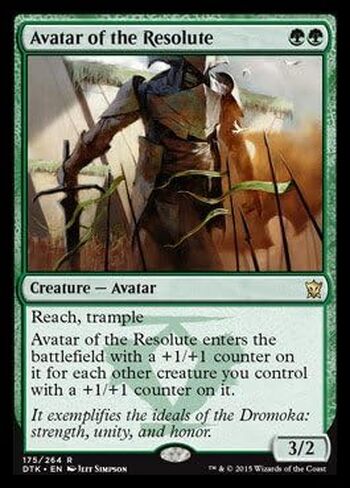 Magic The Gathering - Avatar of The Resolute (175/264) - Dragons of Tarkir in Saudi Arabia