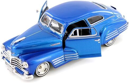 Premium American Classics 1948 Chevy Aerosedan Fleetline Diecast Car Model 1/24 Blue Motormax in Saudi Arabia