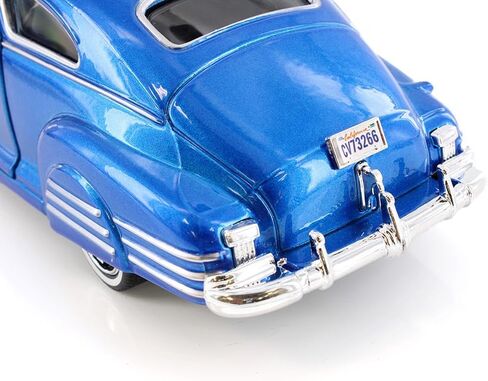 Premium American Classics 1948 Chevy Aerosedan Fleetline Diecast Car Model 1/24 Blue Motormax in Saudi Arabia