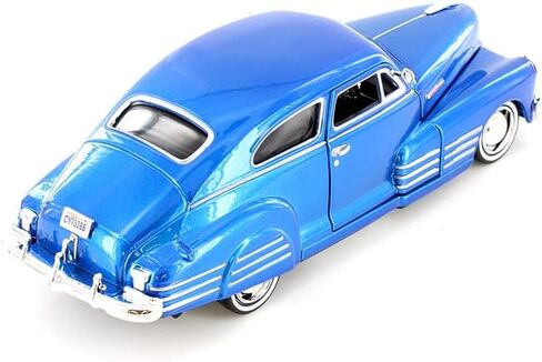 Premium American Classics 1948 Chevy Aerosedan Fleetline Diecast Car Model 1/24 Blue Motormax in Saudi Arabia