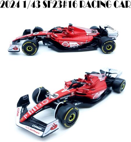 20241/43 LVF1 SF23 #16 نموذج سباق من السبائك المميزة من صيغة Leclerc لإصدار فيراري لاسفيغاس مجموعة قوالب مصبوبة للبالغين in Saudi Arabia