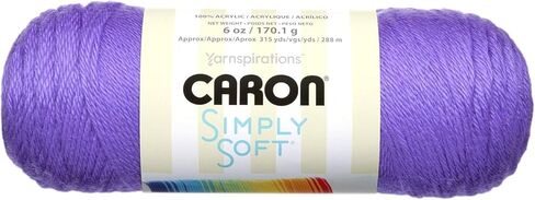 الشراء بالجملة: خيوط Caron Simply Soft Brites (3 عبوات) عنب H9700B-9610 in Saudi Arabia