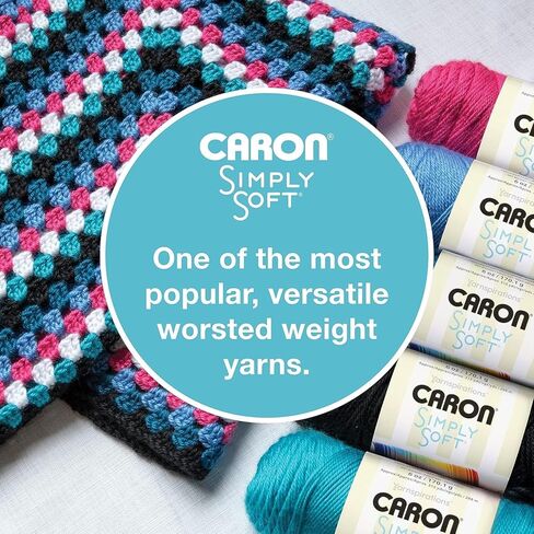 الشراء بالجملة: خيوط Caron Simply Soft Brites (3 عبوات) عنب H9700B-9610 in Saudi Arabia