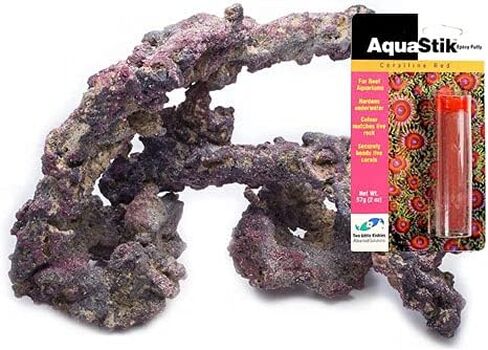 CaribSea Shapes, 20 pounds & Aquastick Epoxy Bundle (2 Items) in Saudi Arabia