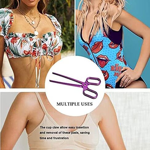 مقص حرفي لمنصات حمالة الصدر - أداة احترافية مقاس 5.5 بوصة | أداة خياطة مريحة لإدراج حمالة الصدر الرياضية وصناعة الملابس الداخلية بنفسك in Kuwait