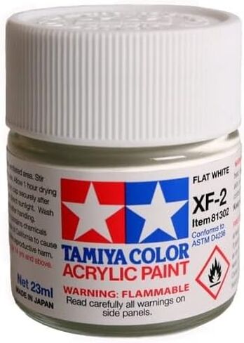 TAMIYA TAM81302 Acrylic XF-2 Flat White 23ml in Saudi Arabia