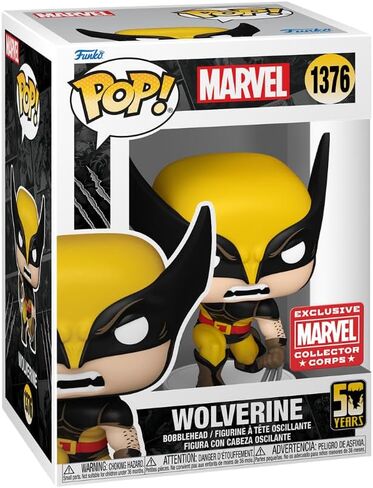 فانكو بوب! Marvel: Wolverine 50 Years - Wolverine (حصريًا لفيلق جمع البدلات البنية) #1376 in Kuwait