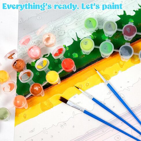 SVINOILER Adults Paint by Number Kits, Plumeria Flowers, Paint by Number Kits on Canvas, DIY Oil Paintings for Beginners Arts and Crafts, 40x50cm No Frame in Saudi Arabia