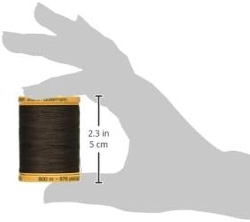 Gutermann Natural Cotton Thread, 800m/875 yd, Bark Brown in Saudi Arabia