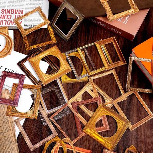 120 Pcs Frame Stickers, Vintage Scrapbooking Stickers Scrapbook Embellishments Frames Photo Decorative for Journals, Planners, Wedding Albums, DIY Crafts, and Collage Art in Saudi Arabia