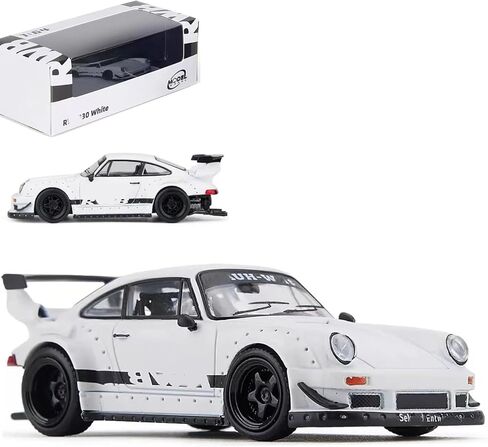 1/64 930 R-W-B Alloy Diecast Car Model Realistic Simulation for Adult Collection & Desktop Ornament (Black) in Saudi Arabia