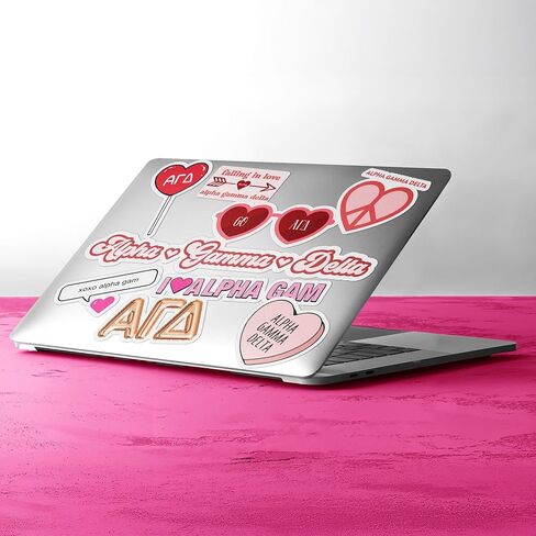 Alpha Gamma Delta - Sticker Sheet - Love Theme in Saudi Arabia