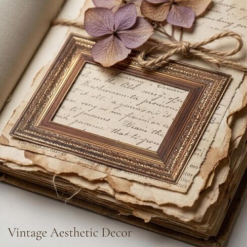 120 قطعة من ملصقات الإطار العتيق، حدود زخرفية ذاتية اللصق لمستلزمات سكرابوكينغ، شارات إطار الصورة ذات الطراز العتيق لصنع البطاقات in Kuwait