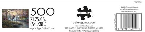 Buffalo Games - Gold - Thomas Kinkade - It Doesn't Get Much Better - 500 Piece Jigsaw Puzzle for Adults - Challenging Puzzle Perfect for Game Nights in Saudi Arabia