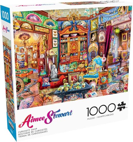 Buffalo Games – Aimee Stewart - Curiosity Shop - 1000 Piece Jigsaw Puzzle - Colorful Puzzles – Precision-Cut Pieces in Saudi Arabia