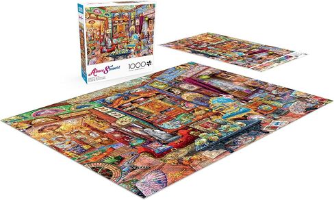 Buffalo Games – Aimee Stewart - Curiosity Shop - 1000 Piece Jigsaw Puzzle - Colorful Puzzles – Precision-Cut Pieces in Saudi Arabia