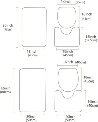 مجموعة سجاد الحمام كوينكر المكونة من 3 قطع لعيد الاستقلال، غطاء مقعد المرحاض، سجادة محيطية مطبوعة بعلم أمريكي قديم، حصيرة قاعدة وغطاء غطاء المرحاض، حصيرة أرضية حمام غير قابلة للانزلاق كبيرة in Kuwait