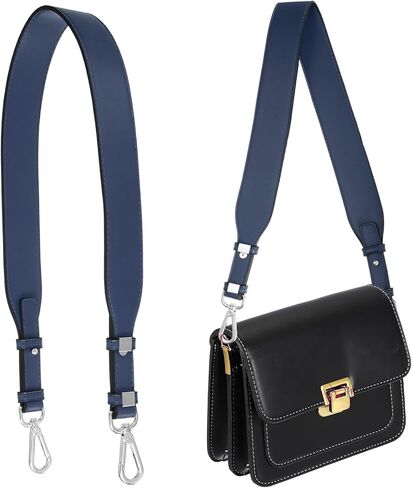 uxcell Leather Purse Strap Replacement Crossbody Adjustable Bag Strap Purse Straps for Women Crossbody Bags in Saudi Arabia
