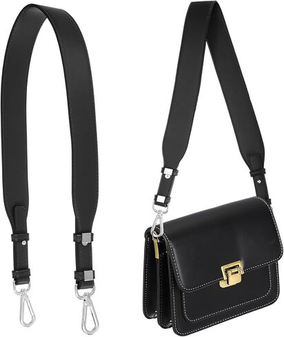 uxcell Leather Purse Strap Replacement Crossbody Adjustable Bag Strap Purse Straps for Women Crossbody Bags in Saudi Arabia