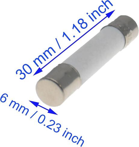 FDXGYH 6 PCS Microwave Fuse 6 x 30mm 20 Amp 250V Slow Blow Ceramic Cartridge Fuse for Most Microwave Circuit Repair in Saudi Arabia