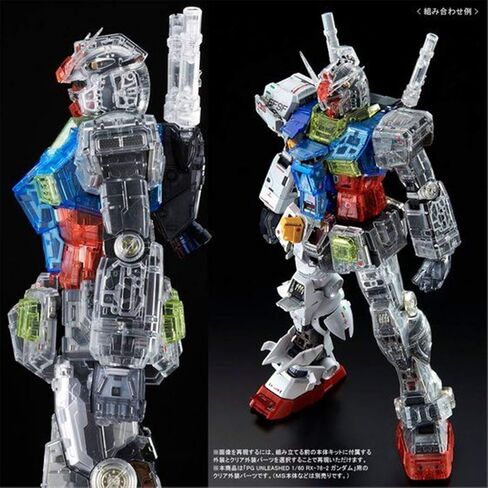 مجموعة أجزاء الجسم ذات اللون الشفاف من بانداي سبيريتس 1/60 PG لـ RX-78-2 Gundam، غير متضمنة جسم MS in Saudi Arabia
