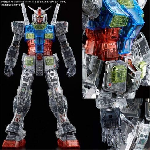 مجموعة أجزاء الجسم ذات اللون الشفاف من بانداي سبيريتس 1/60 PG لـ RX-78-2 Gundam، غير متضمنة جسم MS in Saudi Arabia