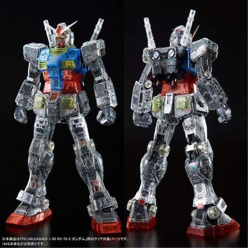 مجموعة أجزاء الجسم ذات اللون الشفاف من بانداي سبيريتس 1/60 PG لـ RX-78-2 Gundam، غير متضمنة جسم MS in Saudi Arabia