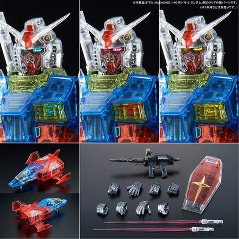 مجموعة أجزاء الجسم ذات اللون الشفاف من بانداي سبيريتس 1/60 PG لـ RX-78-2 Gundam، غير متضمنة جسم MS in Saudi Arabia