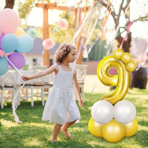 بالون ذهبي رقم 18 مقاس 40 بوصة لتزيين عيد الميلاد الثامن عشر، بالونات عيد ميلاد كبيرة من رقائق معدنية رقم 1 و8 بالونات تضخيم ذاتي للأولاد والبنات والرجال والنساء وأعياد الميلاد وديكورات حفلات الذكرى السنوية in Kuwait