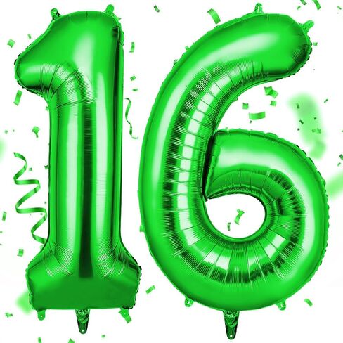 بالون ذهبي رقم 18 مقاس 40 بوصة لتزيين عيد الميلاد الثامن عشر، بالونات عيد ميلاد كبيرة من رقائق معدنية رقم 1 و8 بالونات تضخيم ذاتي للأولاد والبنات والرجال والنساء وأعياد الميلاد وديكورات حفلات الذكرى السنوية in Kuwait