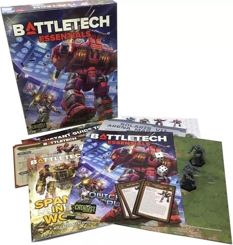 Catalyst Game Labs | BattleTech | Essentials | Miniature Game | Strategic Wargame for 1-2 Players | Sci-Fi Mech Wargame Starter Set in Saudi Arabia